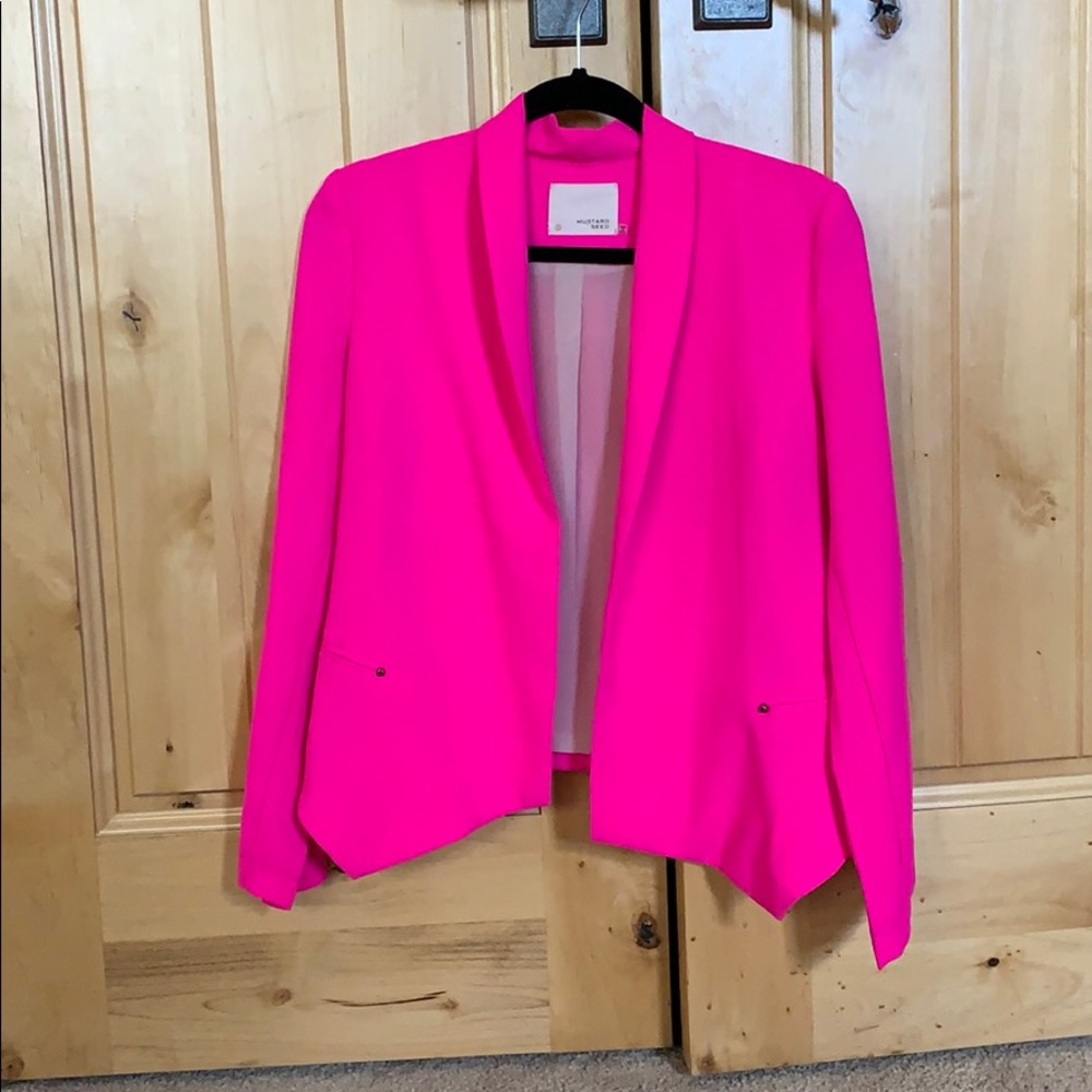Hot pink blazer for Nordstrom - Picture 3 of 5